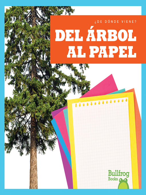 Cover of Del árbol al papel (From Tree to Paper)